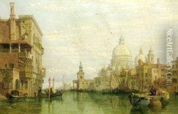 The Grand Canal,venice Oil Painting - George Clarkson Stanfield