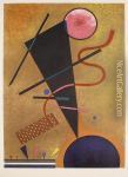Beruehrung Oil Painting - Wassily Kandinsky