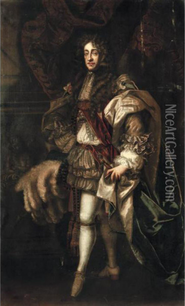 Portrait Of King James Ii Oil Painting - Sir Peter Lely