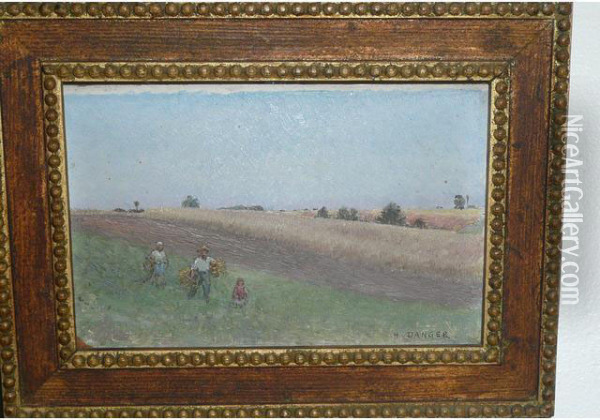 Paysage Champetre Oil Painting - Henri Camille Danger