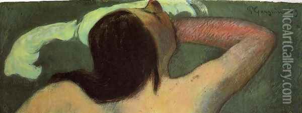 Woman In The Waves Aka Ondine II Oil Painting - Paul Gauguin