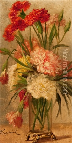 Nature Morte Aux Fleurs Oil Painting - Jean Capeinick