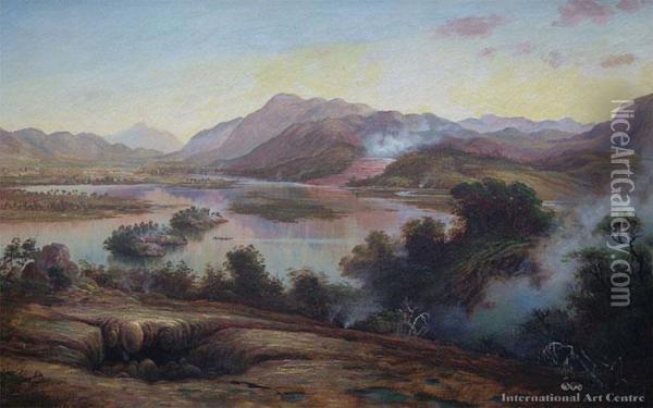 The Sleeping Geyser Oil Painting - Charles Blomfield