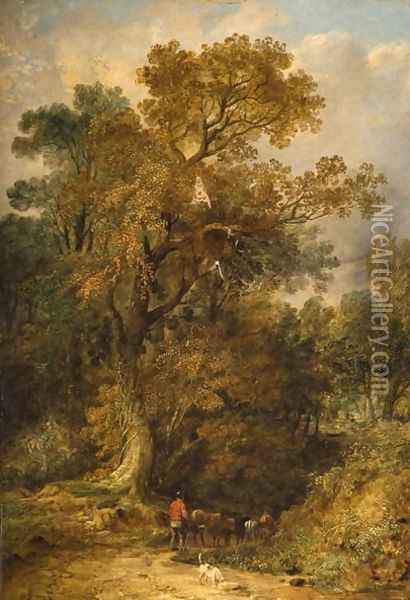 In Epping Forest Oil Painting - Benjamin Shipham