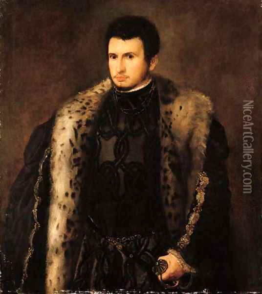 Portrait of Count Porto Oil Painting - Paolo Veronese (Caliari)