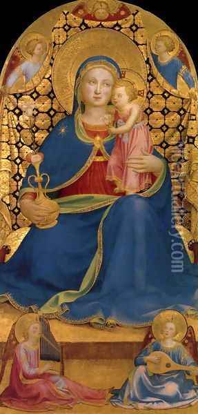 The Virgin of Humility Oil Painting - Fra Angelico (Guido di Pietro)