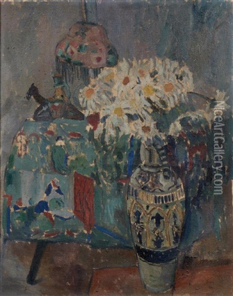 Nature Morte Au Bouquet De Fleurs Oil Painting - Adolphe Aizik Feder