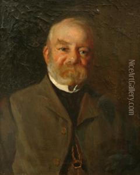 Possibly A Portrait Of The Honourable Henry Gullett Oil Painting - Julian Rossi Ashton