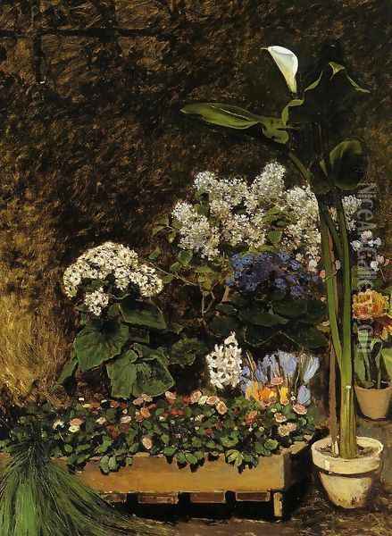 Spring Flowers Oil Painting - William Baptiste Baird
