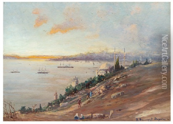 Taksim Sirtlari'ndan Oil Painting - Robert Dumont-Duparc