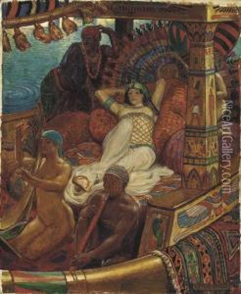 Cleopatra Oil Painting - John Byam Liston Shaw
