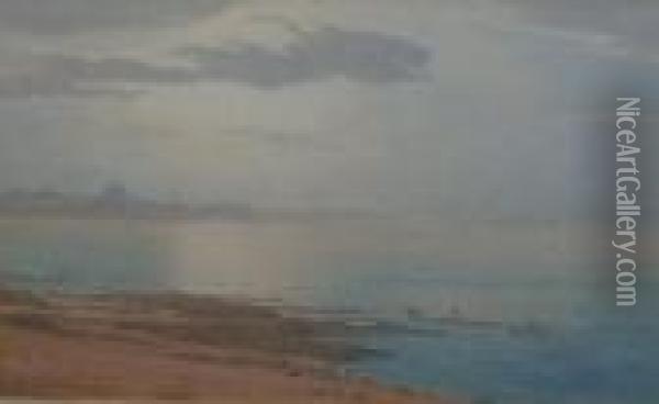 Portobello Pier Oil Painting - Julian Alden Weir