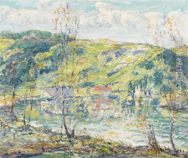 Reflections Of Spring Oil Painting - Ernest Lawson