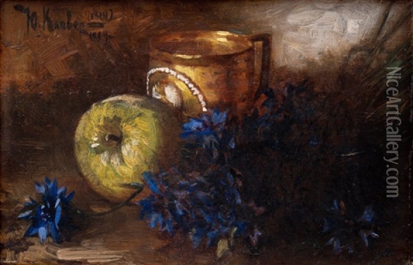 Still Life Oil Painting - Yuliy Yulevich Klever the Younger