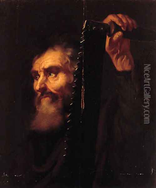 Saint Simon Zealot Oil Painting - Sir Anthony Van Dyck