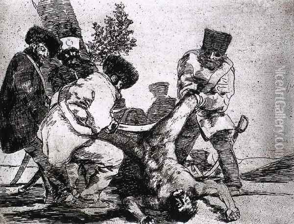 What more can one do 2 Oil Painting - Francisco De Goya y Lucientes