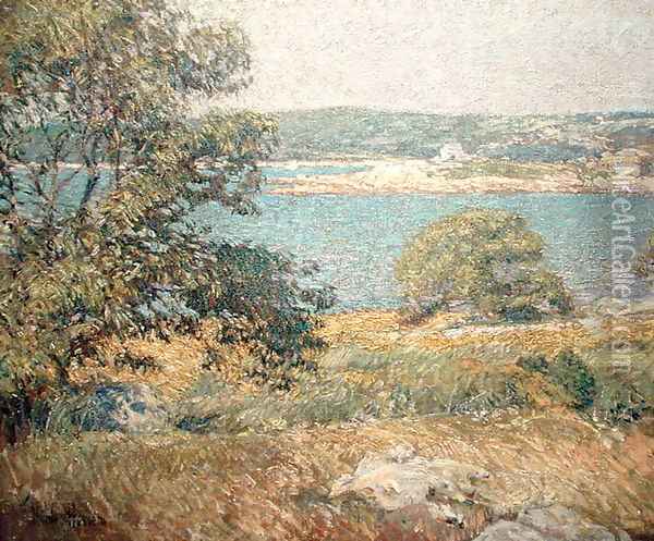 Ten Pound Island, c.1896-99 Oil Painting - Childe Hassam
