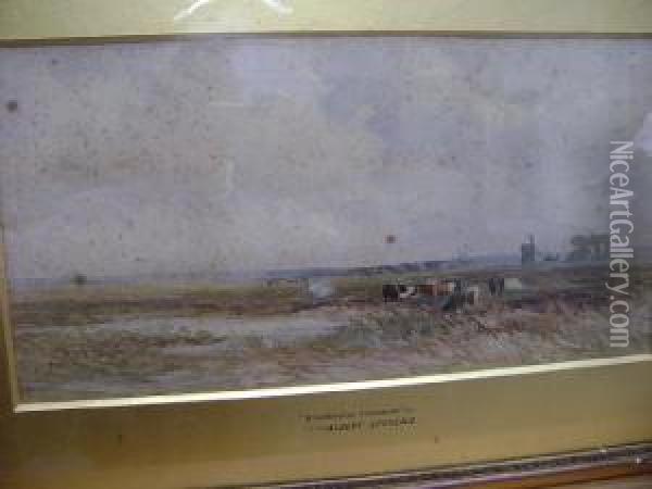 Wimbledon Common Oil Painting - Alfred Stevens