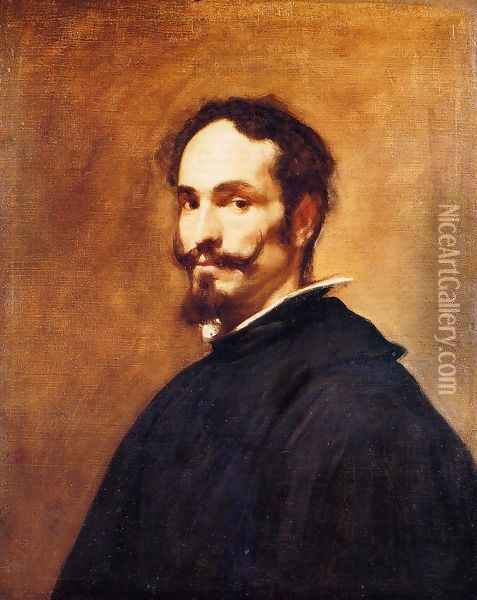 Portrait of a Man 3 Oil Painting - Diego Rodriguez de Silva y Velazquez