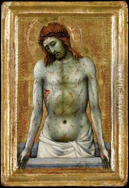 Cristo In Pieta Oil Painting - Taddeo Di Bartolo
