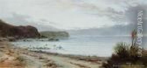 Coastal Scene Oil Painting - Thomas Reginald Attwood