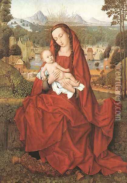 Virgin and Child Oil Painting - Hans Memling
