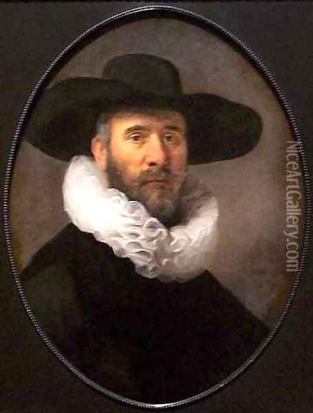 Portrait of Dirck Pesser Oil Painting - Rembrandt Van Rijn