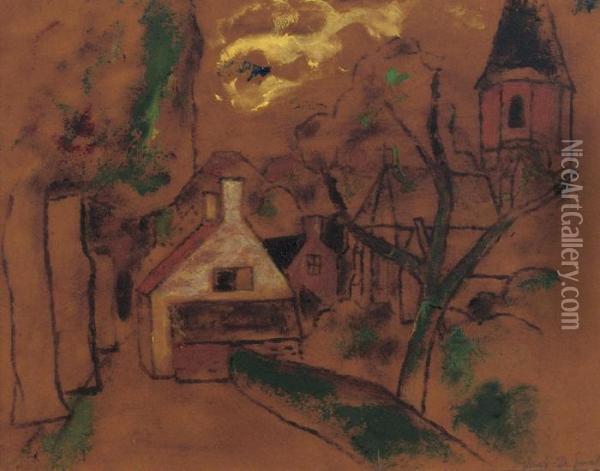 The Village Oil Painting - Gustave De Smet