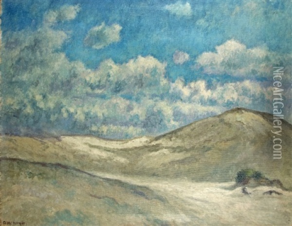 Dunen In Roros/norwegen Oil Painting - Alfred Hermann Helberger