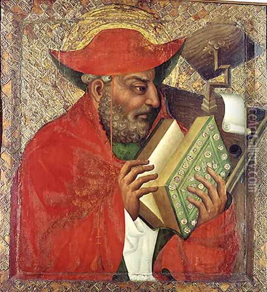 St. Jerome Oil Painting - of Prague Theodoricus
