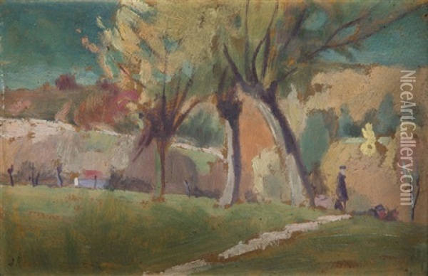 Landscape Oil Painting - Jerzy Karszniewicz