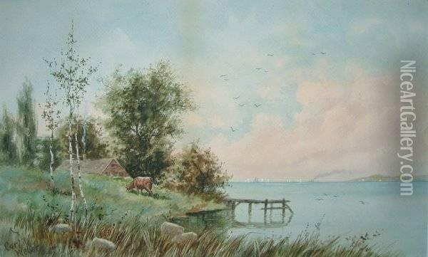 Landscape Oil Painting - Carl Weber
