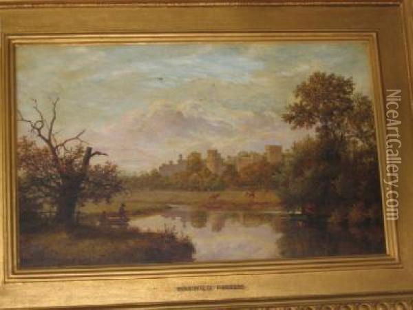 Warwick Castle Oil Painting - John Macvicar Anderson