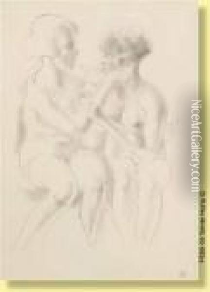 Intimite Feminine Oil Painting - Armand Rassenfosse