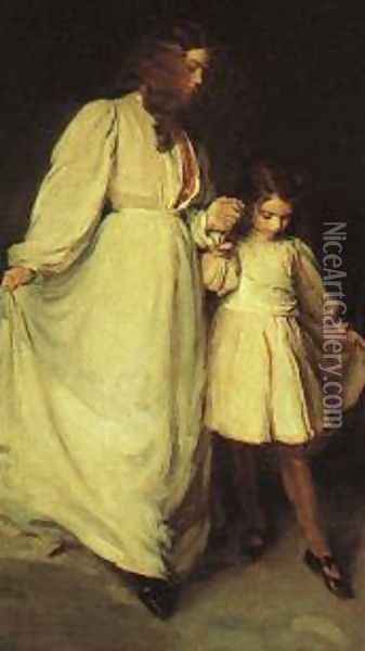 Dorothea And Francesca CGF Oil Painting - Beaux Cecilia