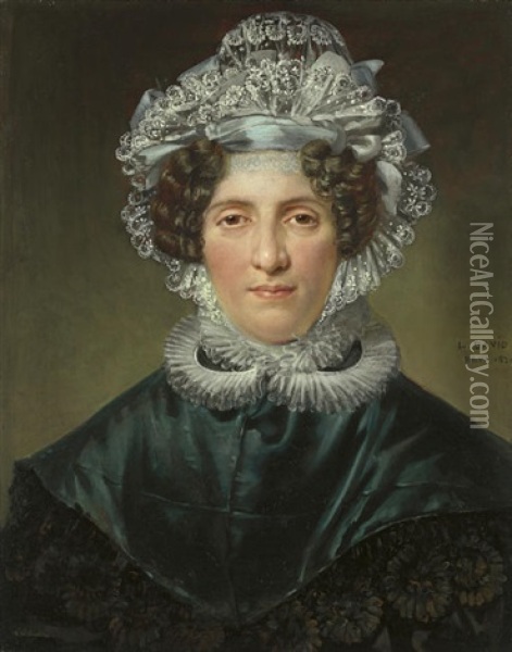 Portrait Of Madame Ramel De Nogaret Oil Painting - Jacques-Louis David