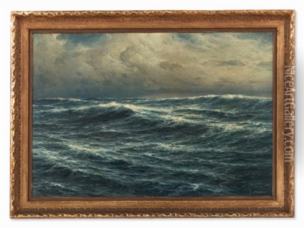Atlantic Seascape Oil Painting - Carl Kenzler