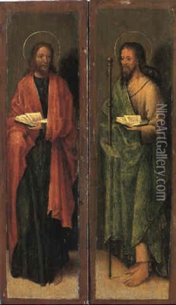 Saint John The Evangelist Oil Painting - Juan De Flandes