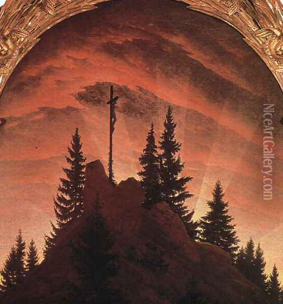 The Cross in the Mountains Oil Painting - Caspar David Friedrich