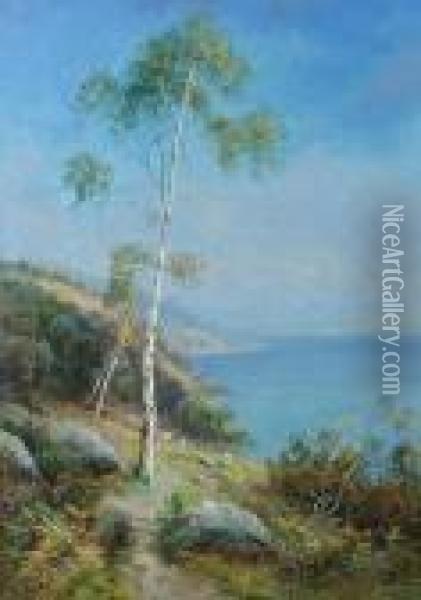 Coastal Scene Oil Painting - John MacWhirter