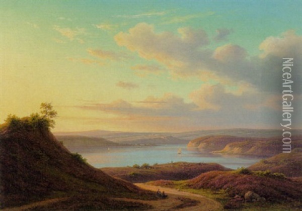 Sardinien Oil Painting - Carl (Karl) Wilhelm Goetzloff