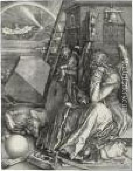 Melencolia I Oil Painting - Albrecht Durer