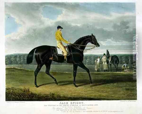 Jack Spigot the Winner of the Great St Leger at Doncaster Oil Painting - John Frederick Herring Snr