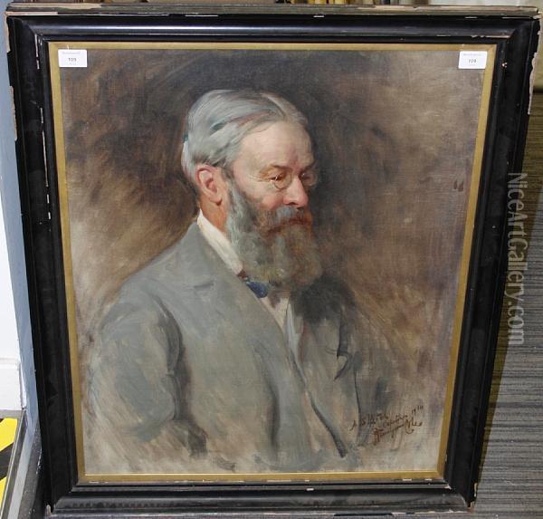 Portrait Of William Chesterman Oil Painting - Philip H. Rideout