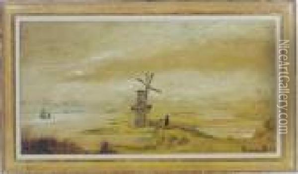 The Windmill Oil Painting - Louis Michel Eilshemius