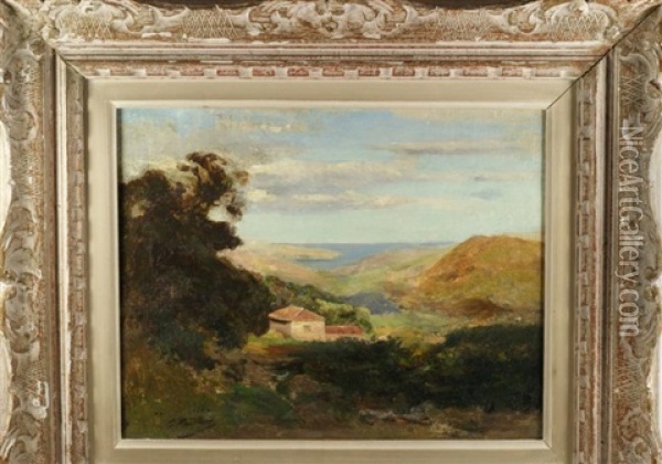 Paysage Du Sud Oil Painting - Gaston Charles Vuillier
