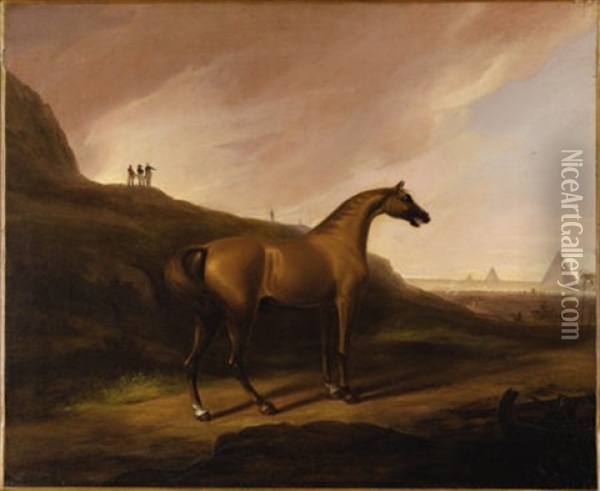 Napoleon's Horse Oil Painting - Alvan Fisher