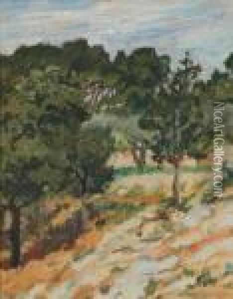 Bunny Provence Landscape Oil Painting - Bonny Rupert