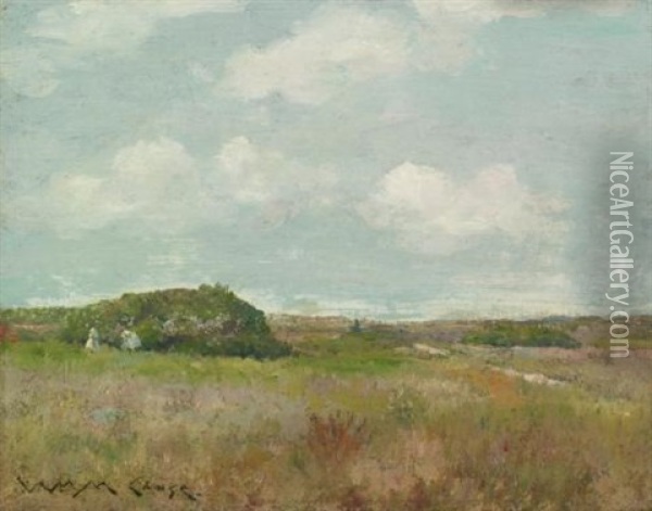 Shinnecock Oil Painting - William Merritt Chase