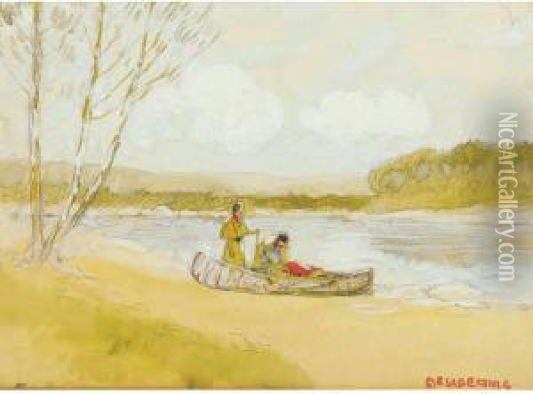 The Long Voyage Oil Painting - Edwin Willard Deming